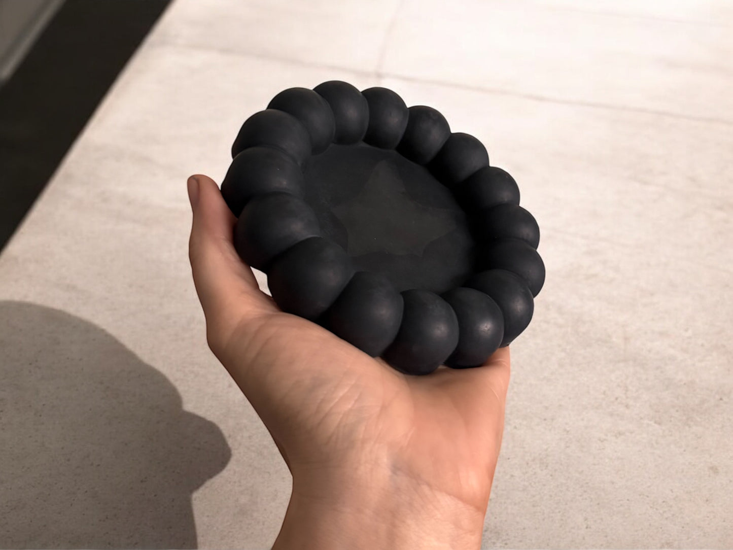 BUBBLE TRAY - Obsidian