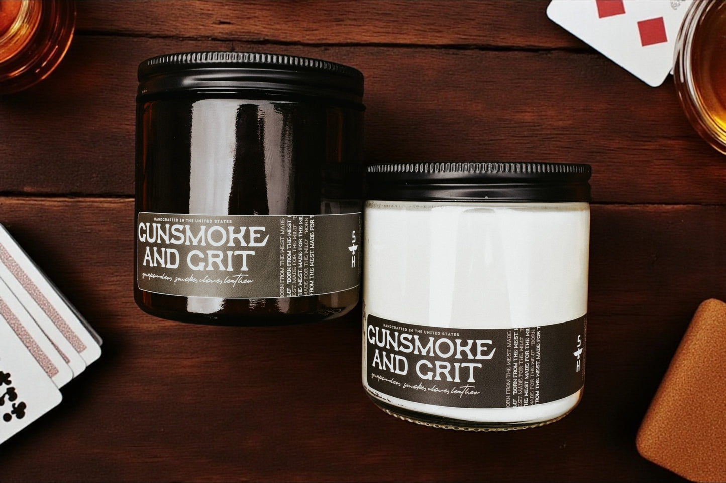 GUNSMOKE & GRIT - Gunpowder, Clove & Leather