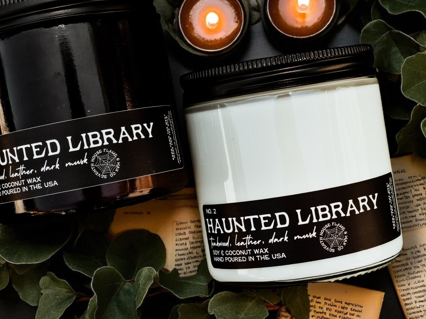 HAUNTED LIBRARY - Leather, Teakwood, Dark Musk