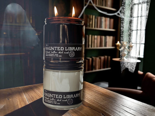 HAUNTED LIBRARY - Leather, Teakwood, Dark Musk