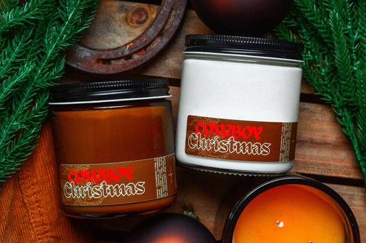 COWBOY CHRISTMAS - Orange, Cranberry & Pine