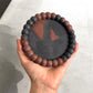 BUBBLE TRAY - Rust & Dark Grey