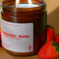 STRAWBERRY WINE - Strawberry, White Wine & Sugar