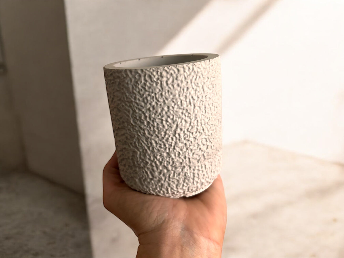LAVA STONE CANDLE - Natural