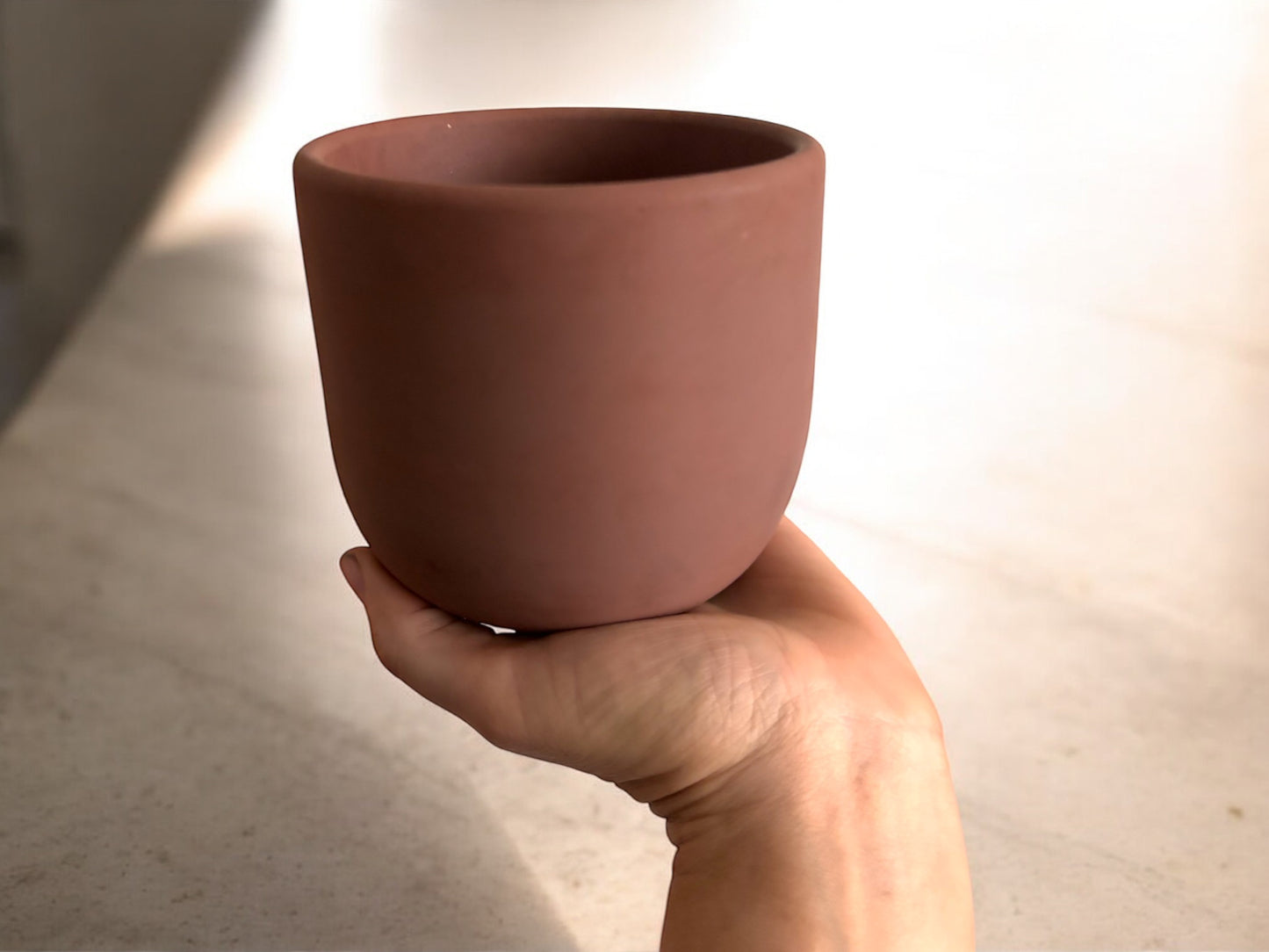 SMOOTH CANDLE - Canyon Clay