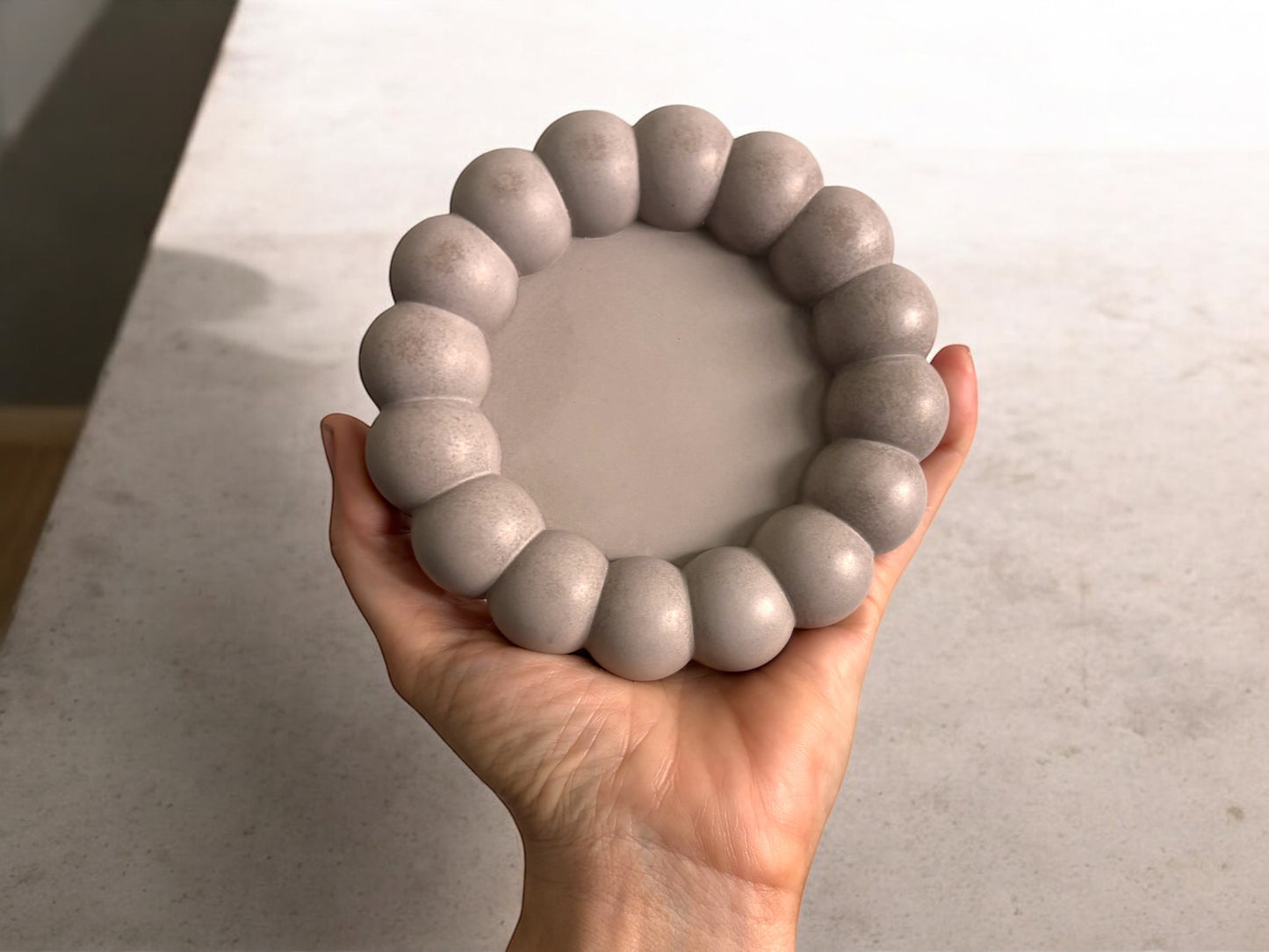 BUBBLE TRAY - Bone