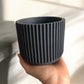 PLEATED CANDLE - Indigo