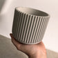 PLEATED CANDLE - Natural