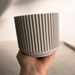 PLEATED CANDLE - Natural