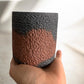 LAVA STONE CANDLE - Rust & Dark Grey