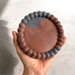 BUBBLE TRAY - Rust & Dark Grey