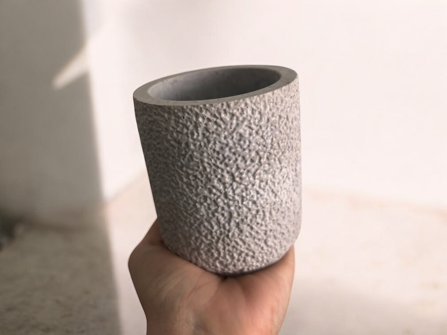 LAVA STONE CANDLE - Bone