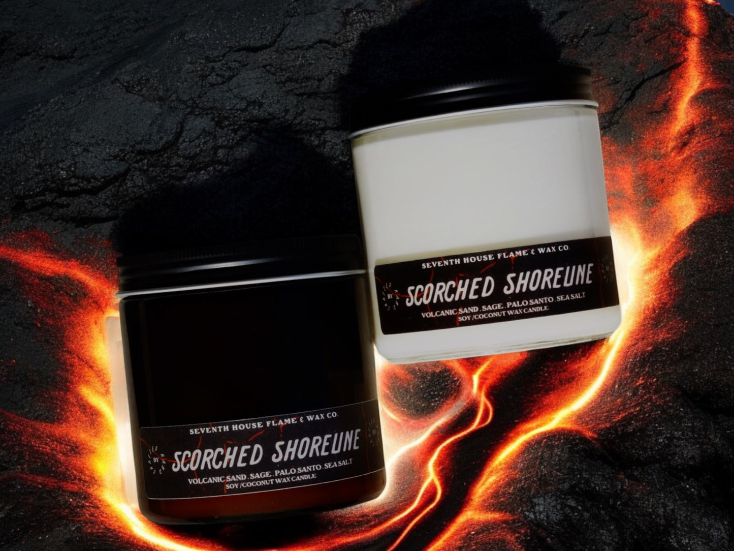 SCORCHED SHORELINE - Volcanic Sands, Sage & Sea Salt