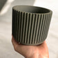 PLEATED CANDLE - Olive