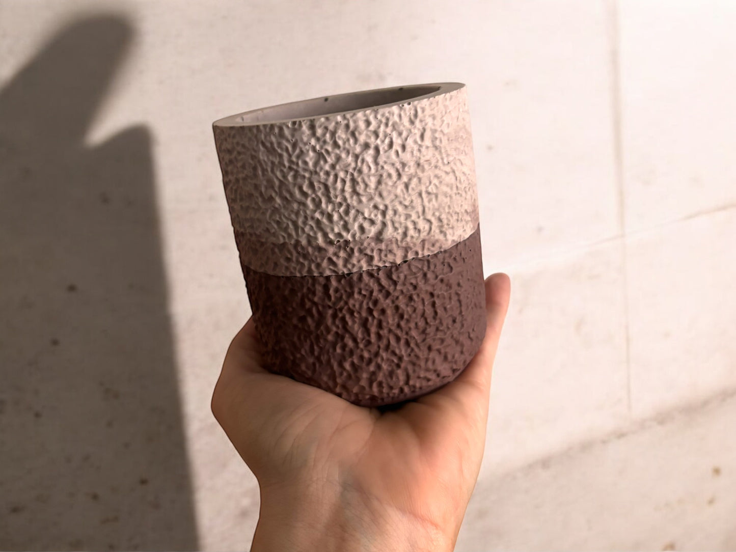 LAVA STONE CANDLE - Canyon Clay split