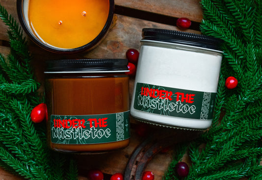 UNDER THE MISTLETOE - Mistletoe & Red Berry
