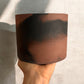 SUNDOWN PLANTER - Rust & Black